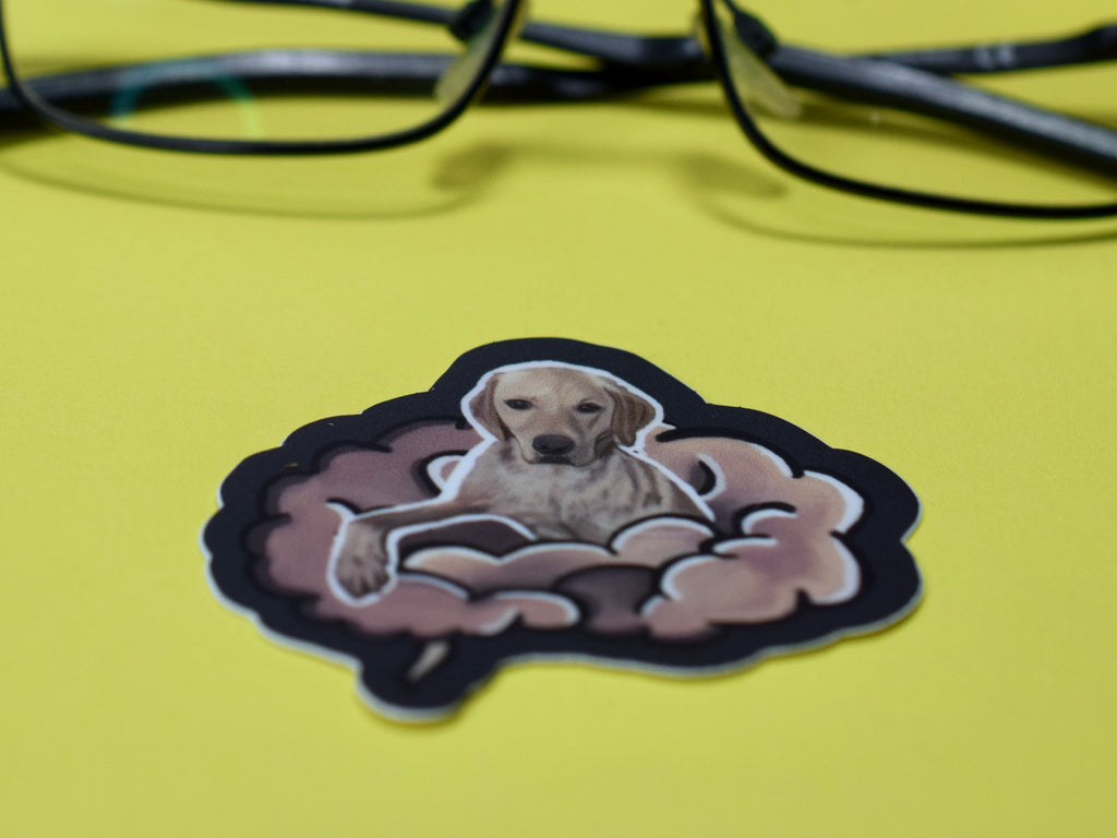 My Brain and My Service Dog klistermærke