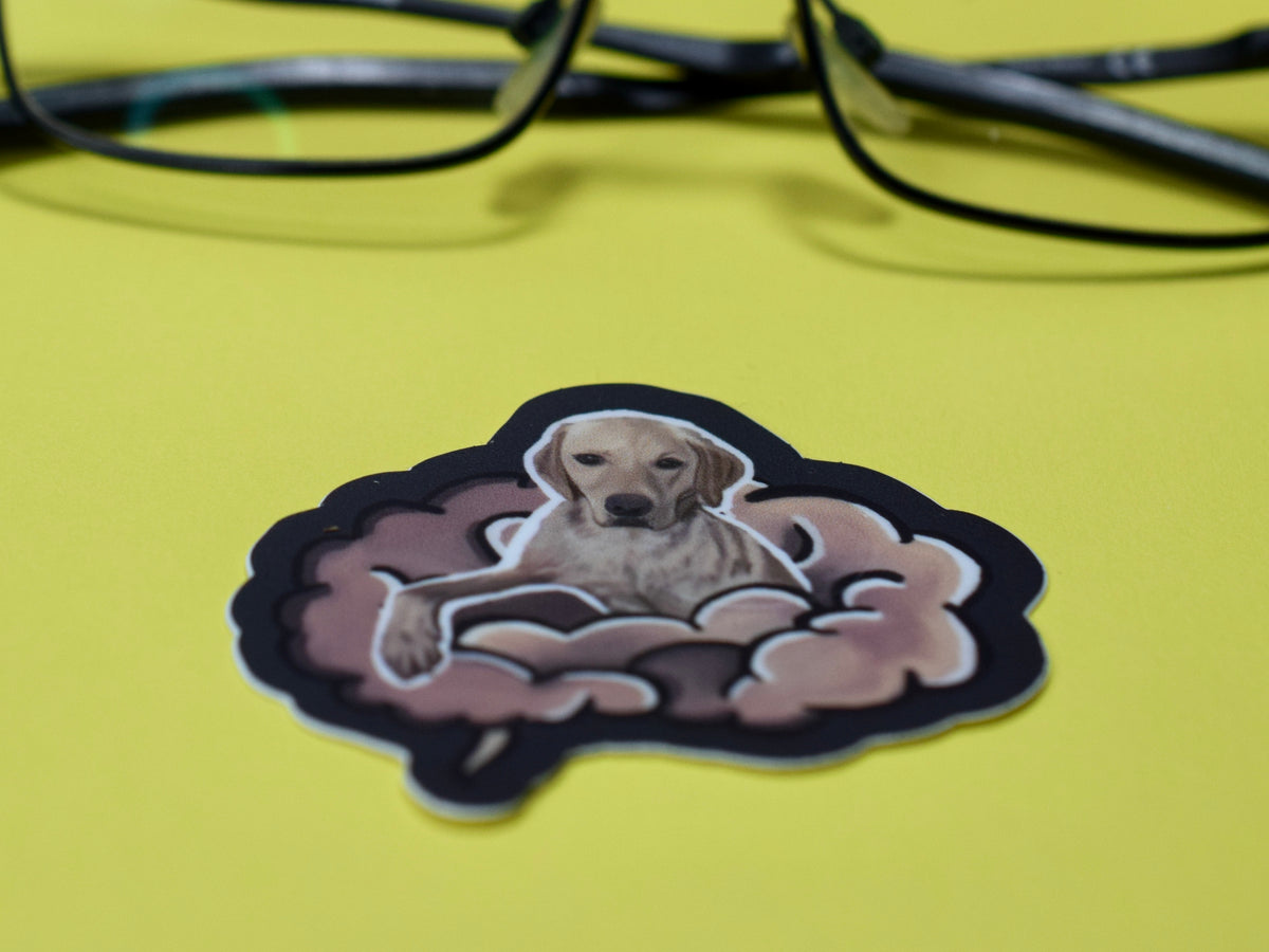 My Brain and My Service Dog klistermærke